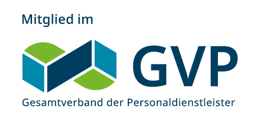 Logo - Mitglied im GVP (Gesamtverband der Personaldienstleister)